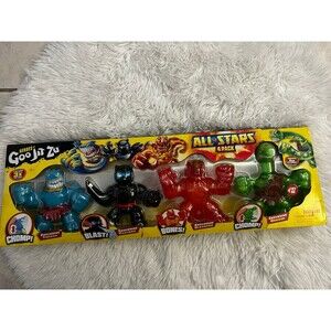 New Heroes of Goo Jit Zu All Stars 4 Pack Exclusive Pantaro Blazagon